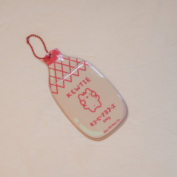 Kewpie Mayo PhotoCard Holder Keychain