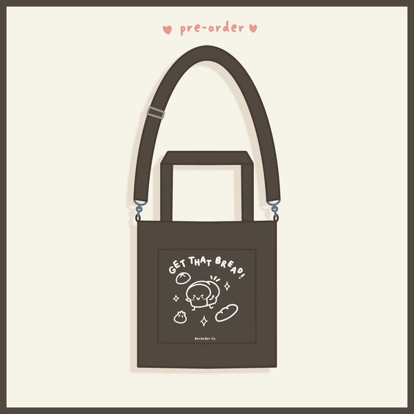 "Get that Bread" Black Tote Bag