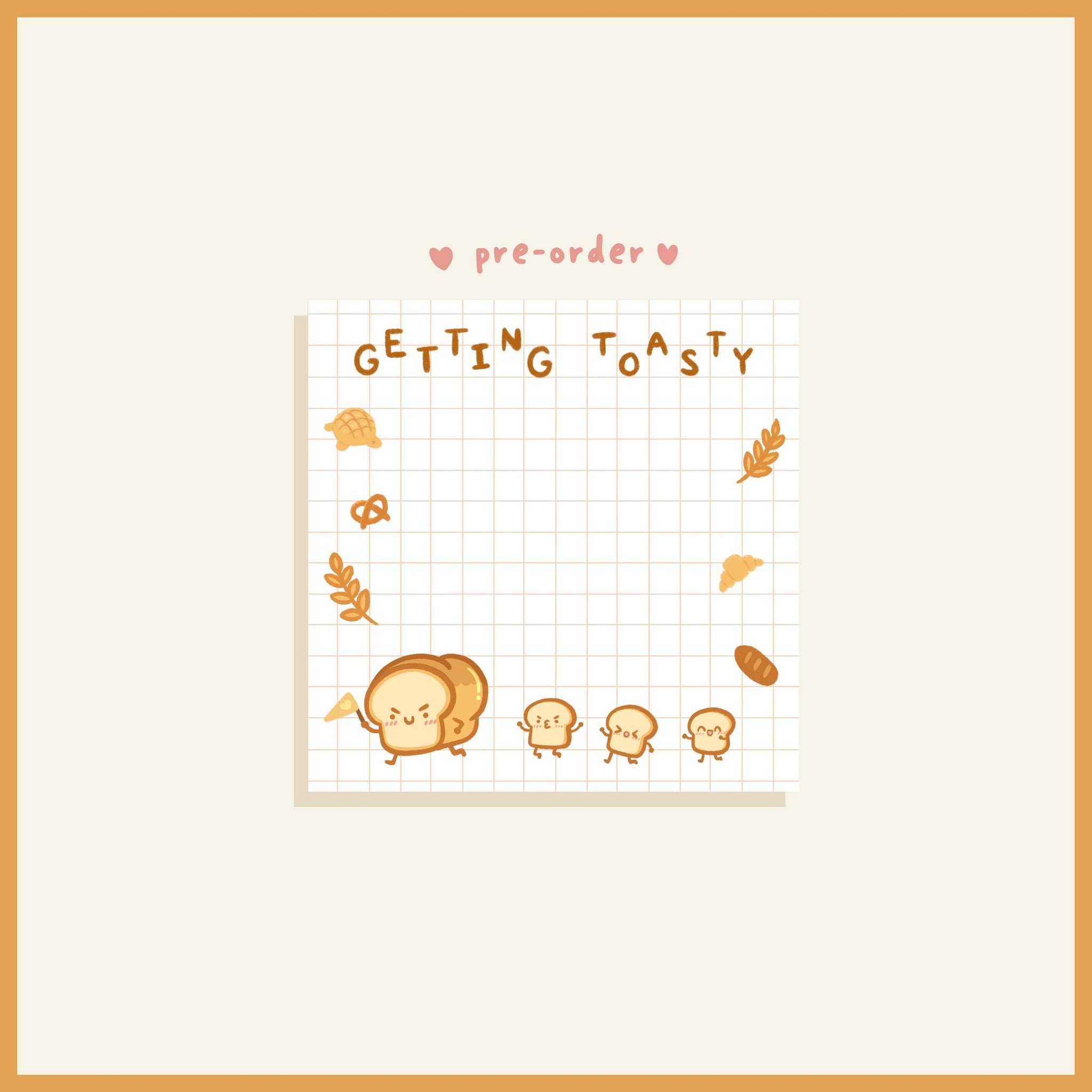 "Getting Toasty" Memo Pad