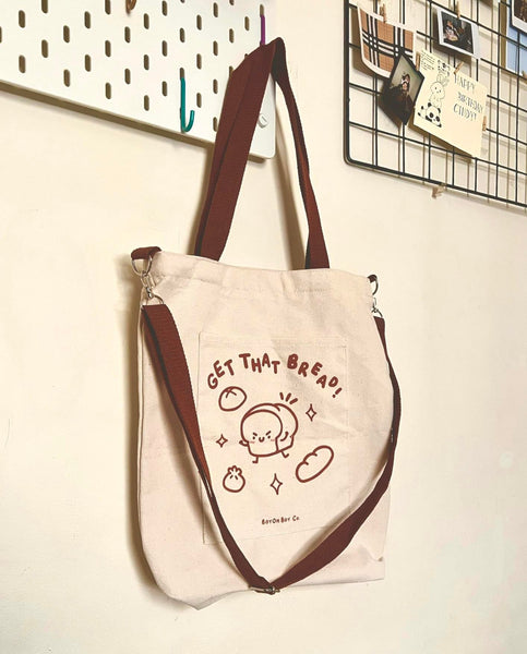 "Get that Bread" Cream Tote Bag