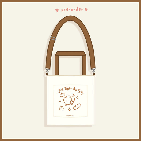 "Get that Bread" Cream Tote Bag