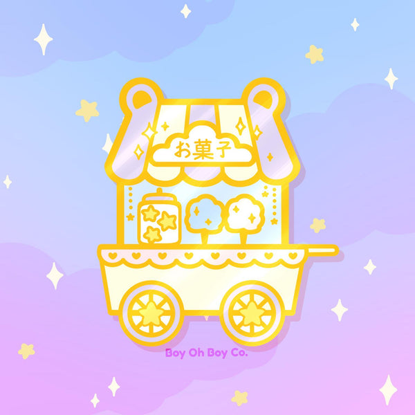 Snack Cart Enamel Pin