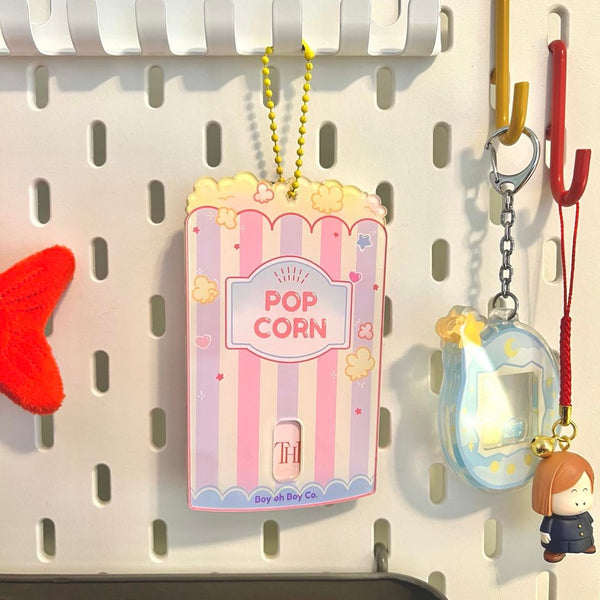 Popcorn Photocard Holder Keychain