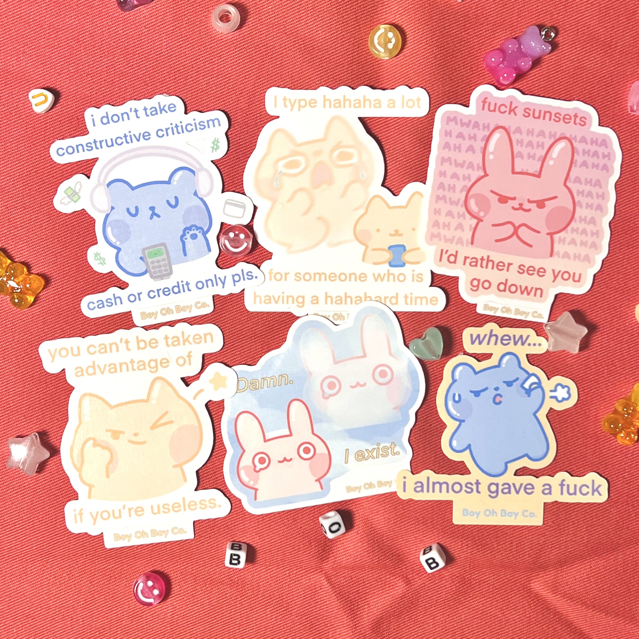 Glossy Meme Sticker Bundle