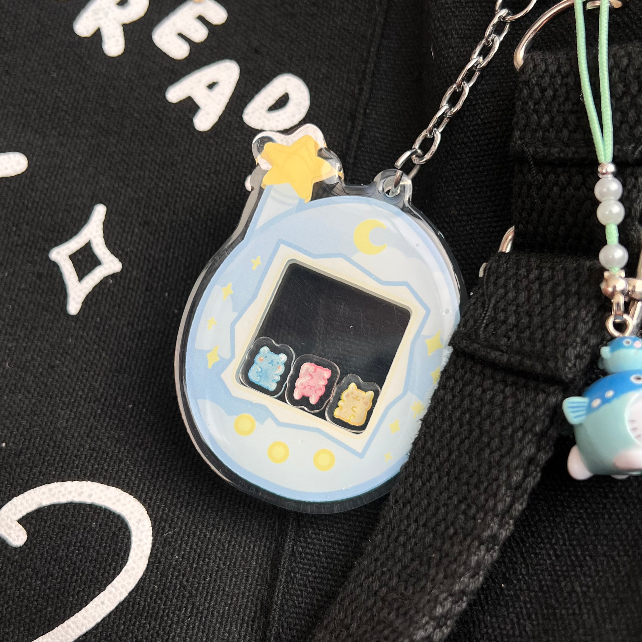 Tamagotchi Shakable Keychain