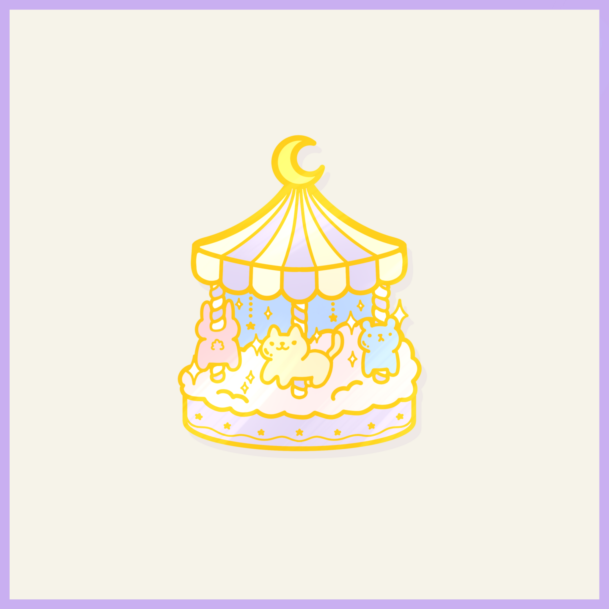 Carousel Enamel Pin