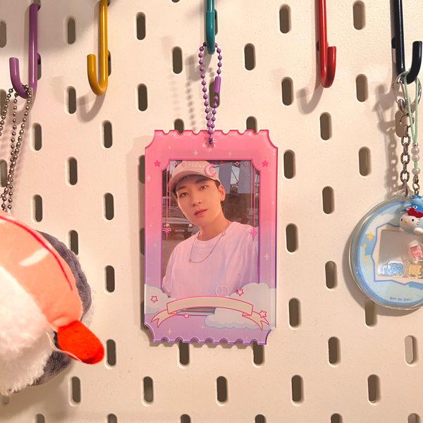 Admission Ticket Photocard Holder Keychain