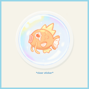 Transparent Magikarp Sticker