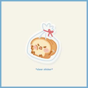 Transparent Toast Sticker